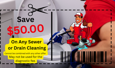 Save #50.00 on Sewer Cleaning